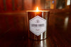 Santal Beeswax Candle 11 oz mirrored silver jar