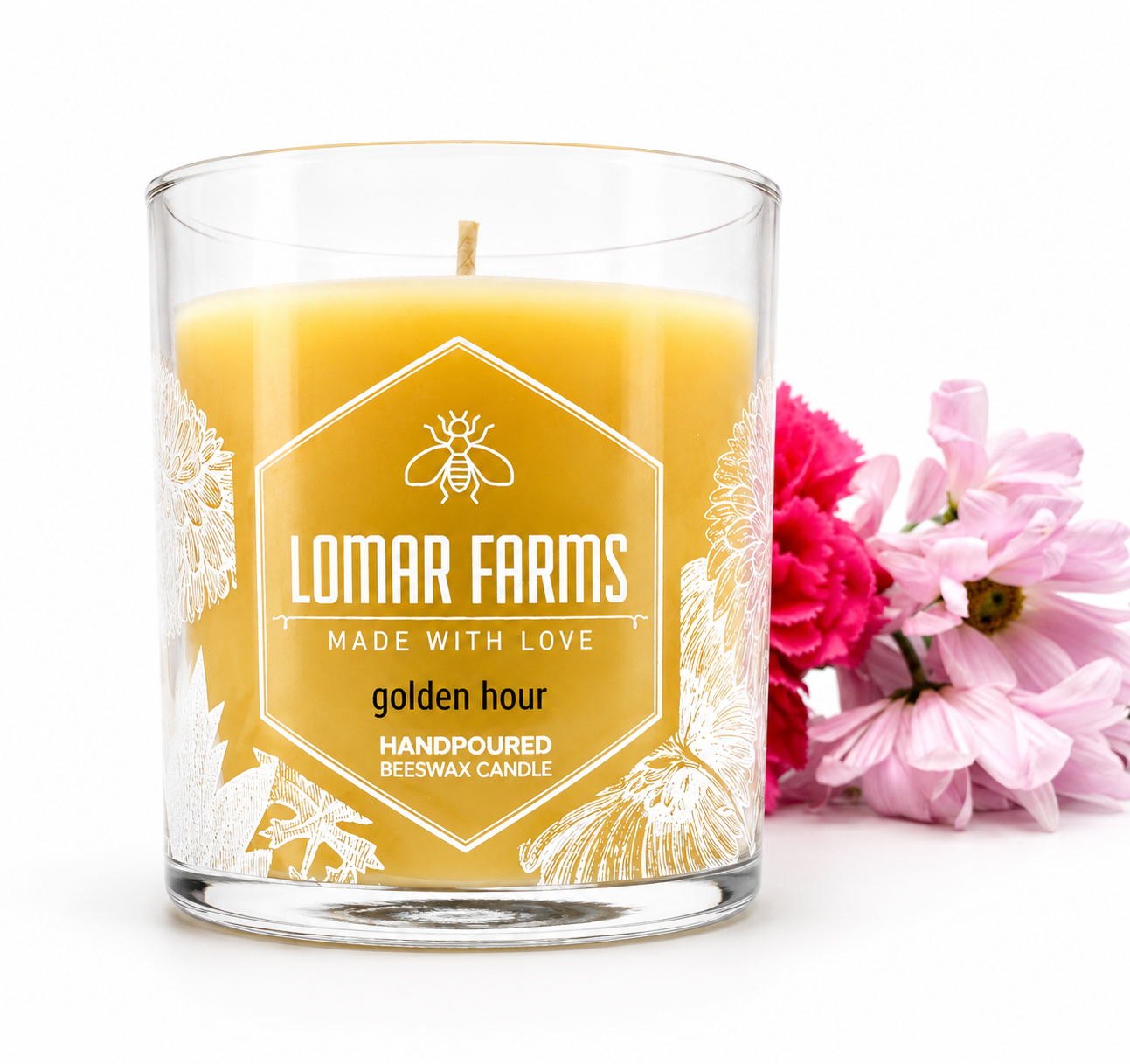 NEW! Golden Hour Beeswax Candle
