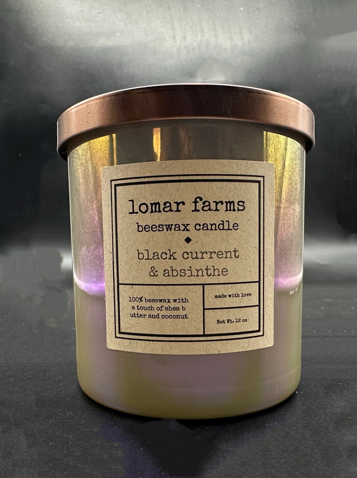Black Currant And Absinthe Holiday Candle