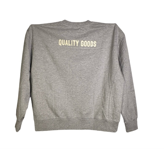 Grey Lomar Farms Heavyweight Fleece Crewneck