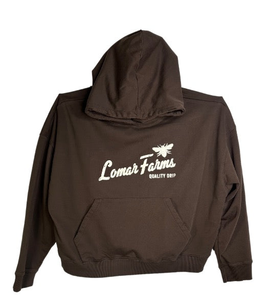 Chocolate Brown Distressed Heavy Weight Lomar Farms Sweatsuit