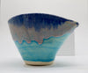 Lavender Massage Oil Candle in Ocean Blue Heart shaped Pottery