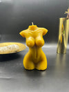 Goddess Bust beeswax candle