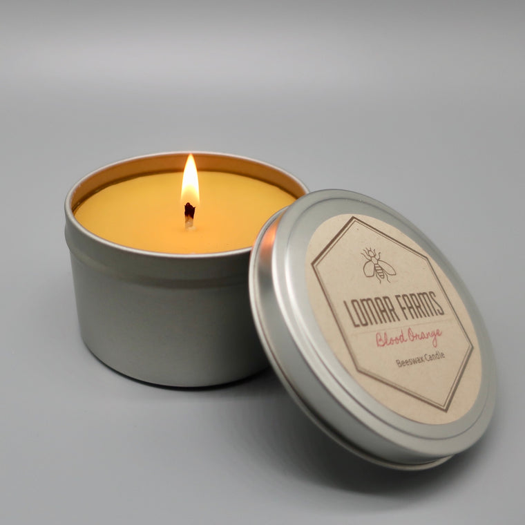 "The Traveler"- Unscented Beeswax Candle Tin